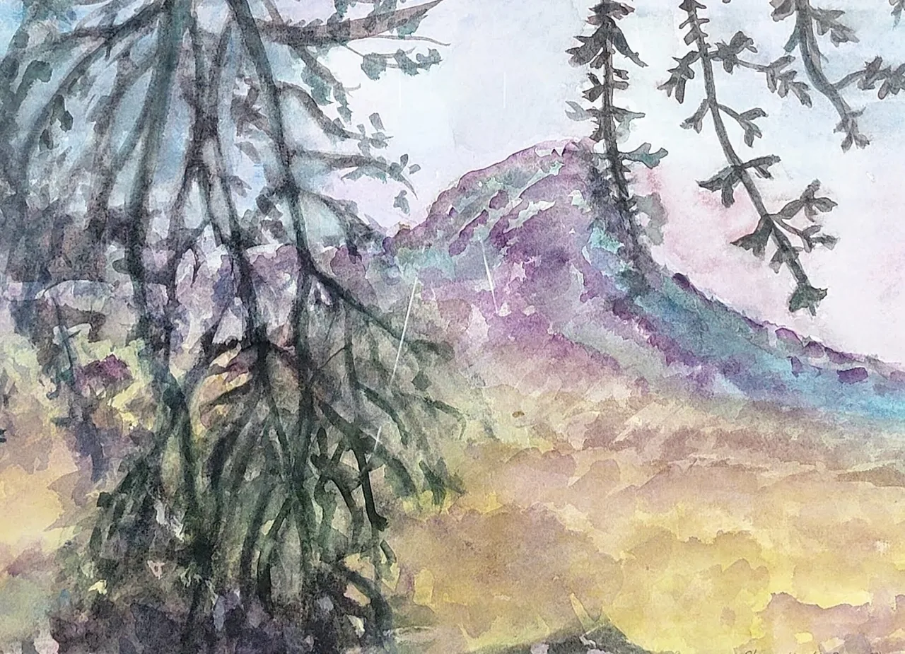 Watercolor artwork by Cheryl VanderBerg.
